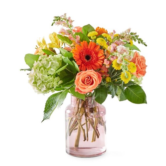 Autumn Sunshine Blush Vase